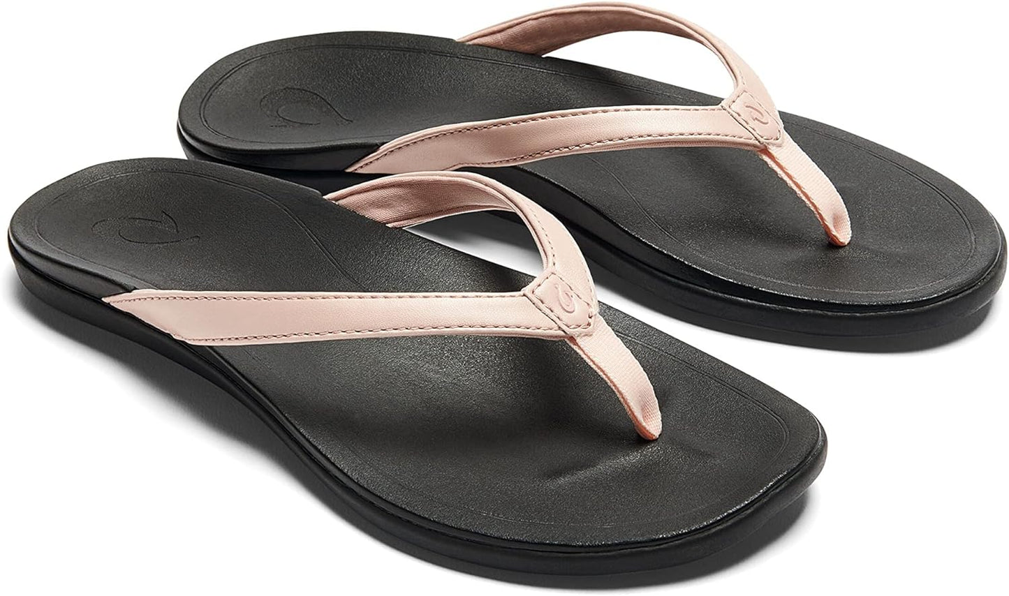 Ho'Opio Women'S Beach Sandals, Quick-Dry Flip-Flop Slides, Water Resistant & Modern Low Profile Design, All-Day Comfort Fit & Wet Grip Soles