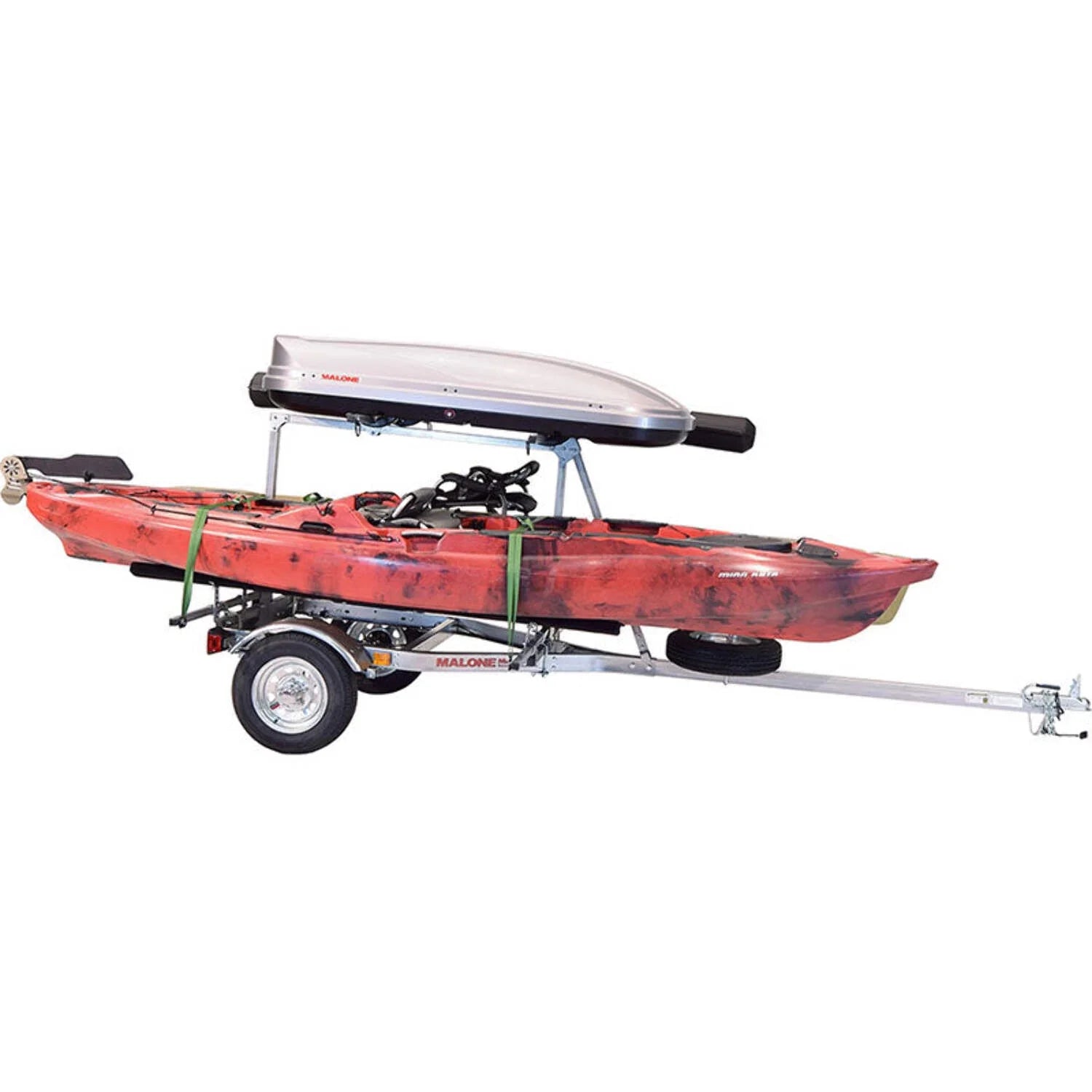 Microsport Low Bed Trailer Package(Tier, Spare, 2 Sets Bunks, Cargo Box, Rod Tube)