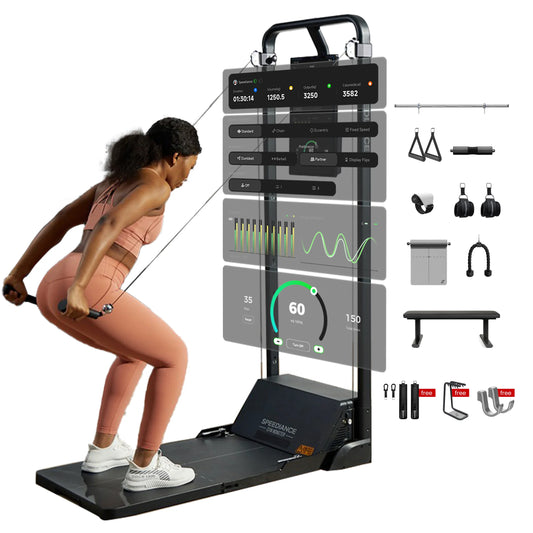 AI Smart Home Gym, All-In-One Digital Weight Workout Machine for Full Body Training