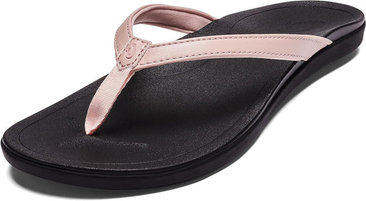 Ho'Opio Women'S Beach Sandals, Quick-Dry Flip-Flop Slides, Water Resistant & Modern Low Profile Design, All-Day Comfort Fit & Wet Grip Soles