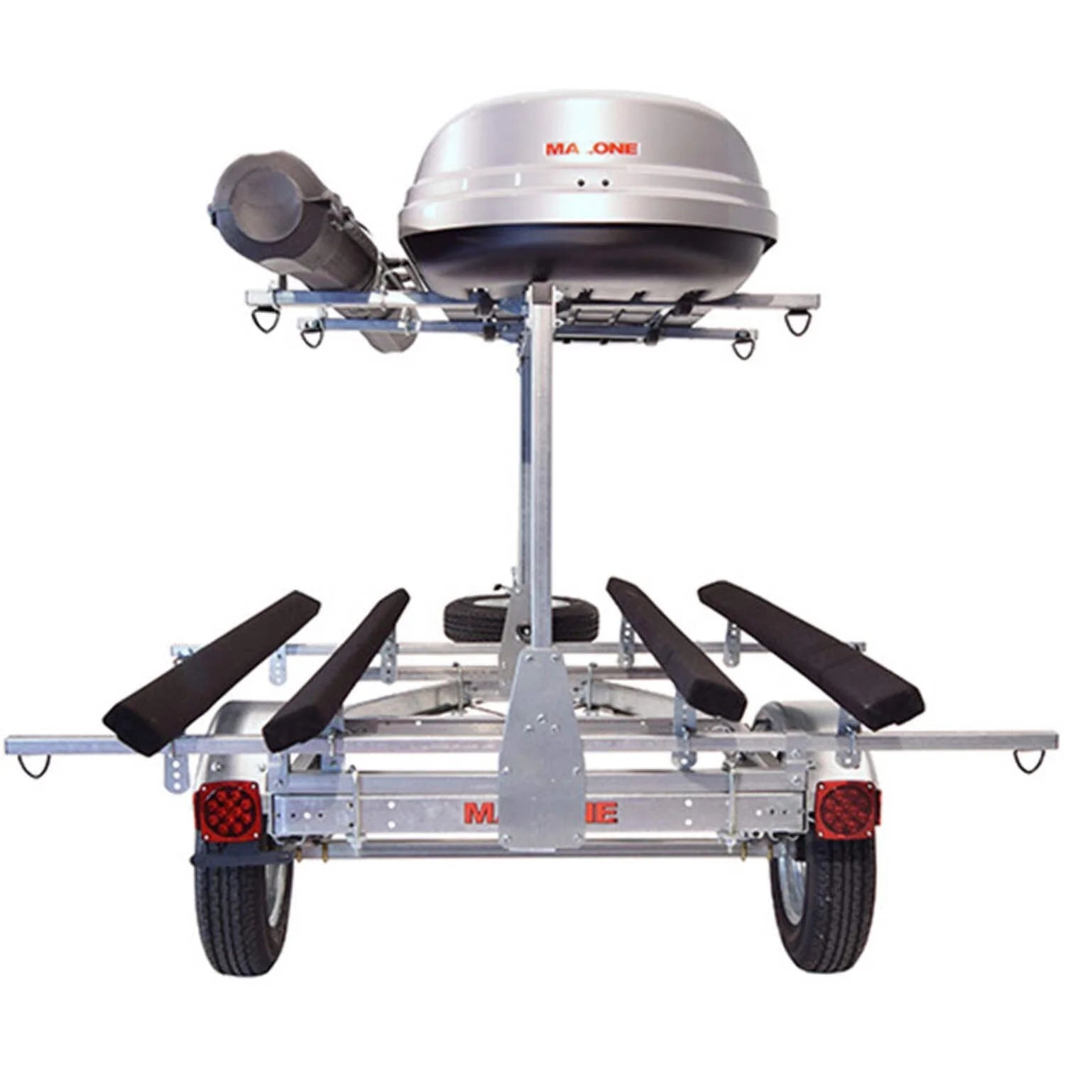 Microsport Low Bed Trailer Package(Tier, Spare, 2 Sets Bunks, Cargo Box, Rod Tube)